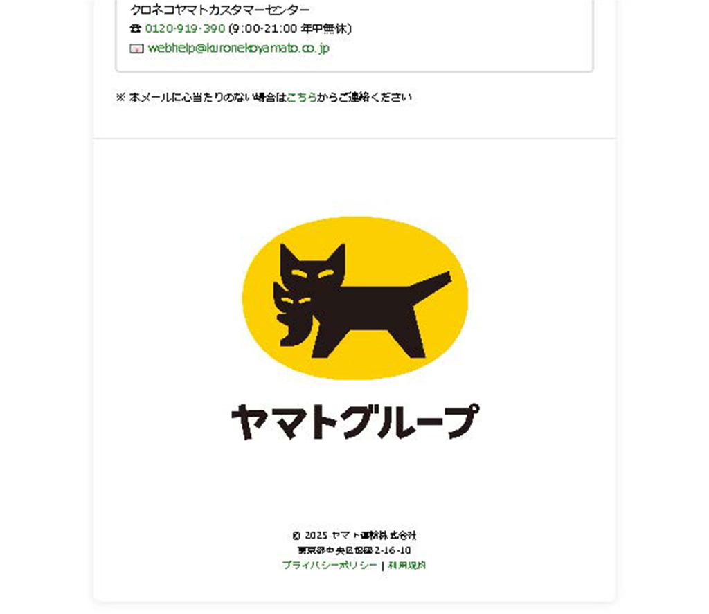 お届け先住所の確認と修正が必要です | それは詐欺メールだっ！